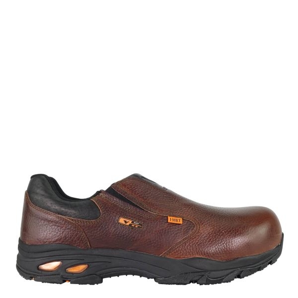 Thorogood I-MET2 Series - Brown Safety Toe - Slip-on Oxford